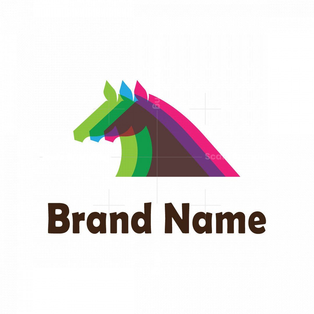 logos：马不停蹄！一组活力十足的马元素标志设计