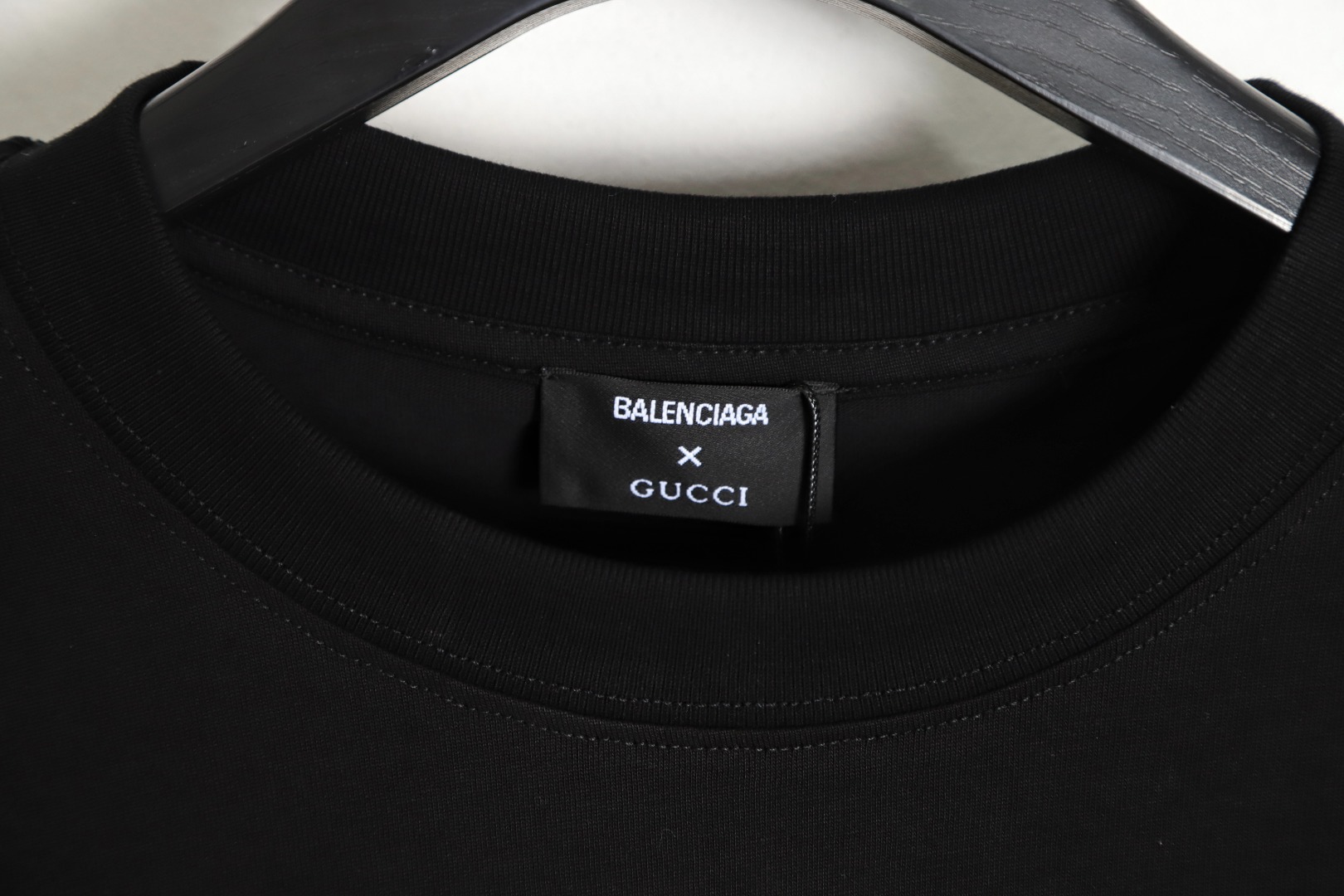 古驰巴黎世家联名短袖涂鸦,巴黎世家古驰联名t恤