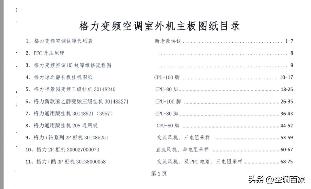 变频空调电路板维修视频技术资料,变频空调ipm电路图详解