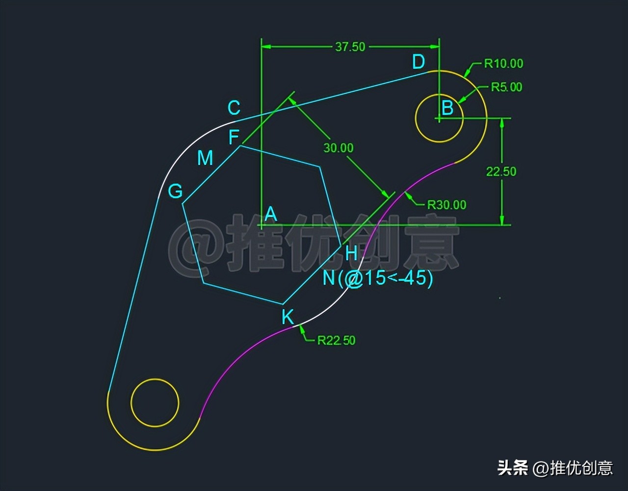 cad的机械制图初学入门图,cad机械制图与识图教程
