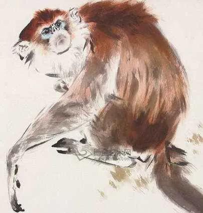 刘继卣猴,刘继卣画猴作品高清大图