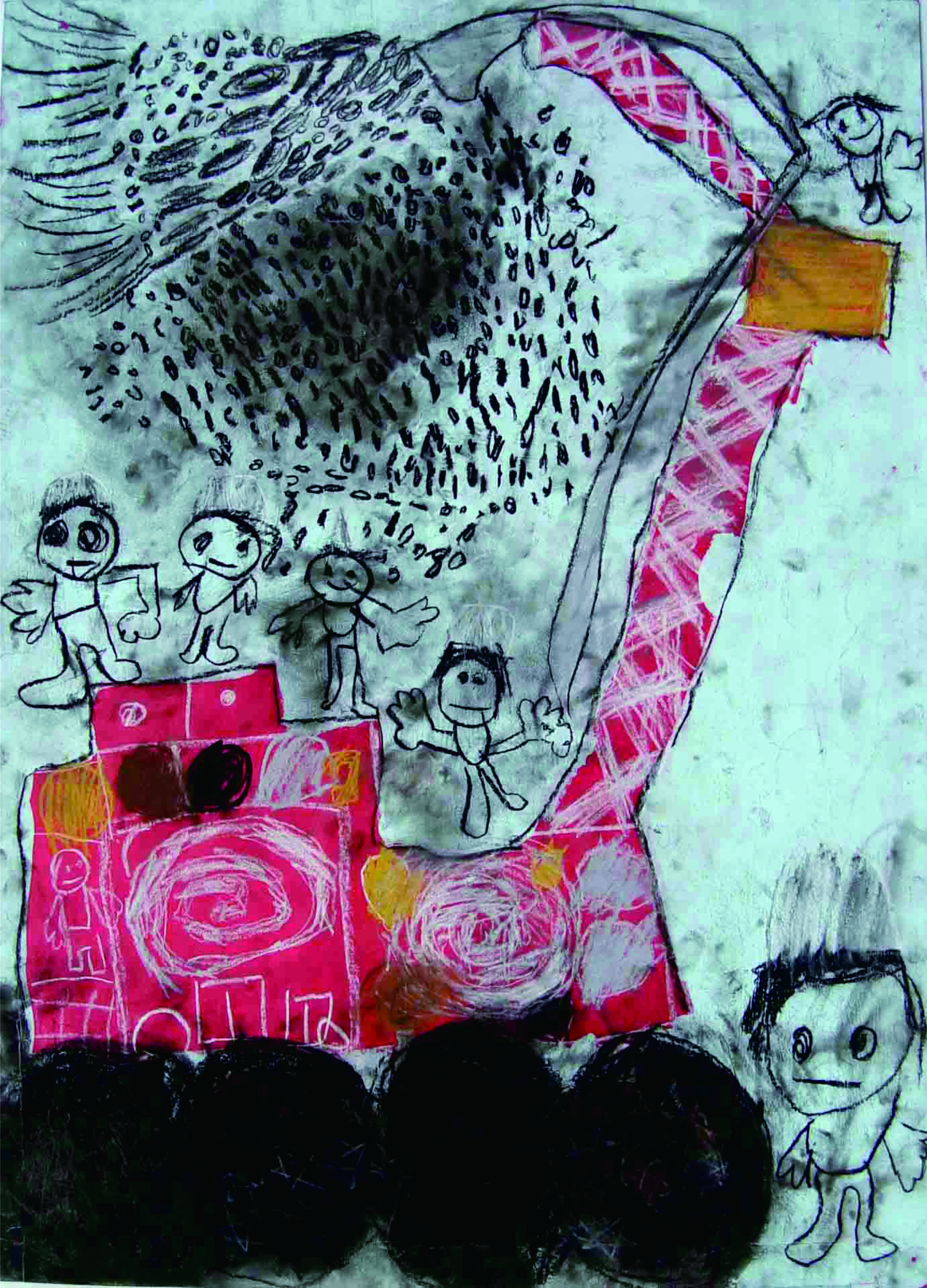 优质儿童画作品欣赏,童心绘世界阳光下成长主题绘画