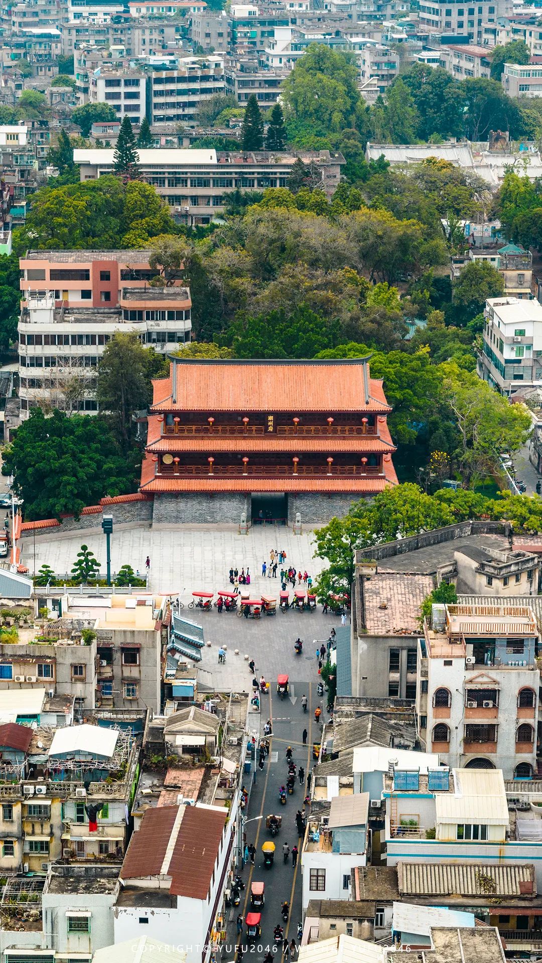 潮州古城别样的风景,瞰见潮州