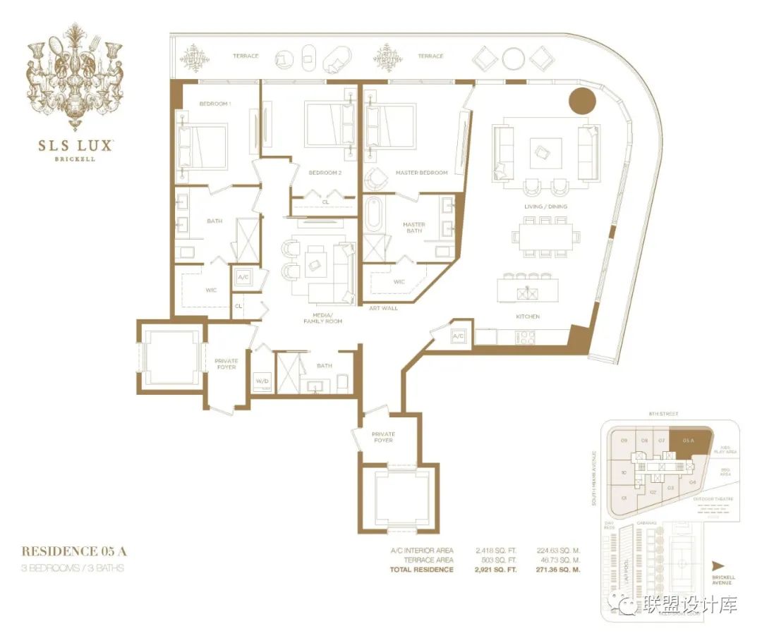 国外设计平面方案,顶级大师平面布局