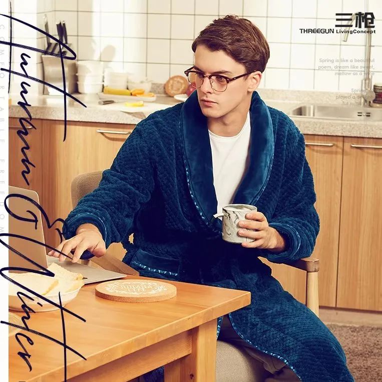 晒出你保暖又好看的睡袍,最流行的睡袍冬季厚款