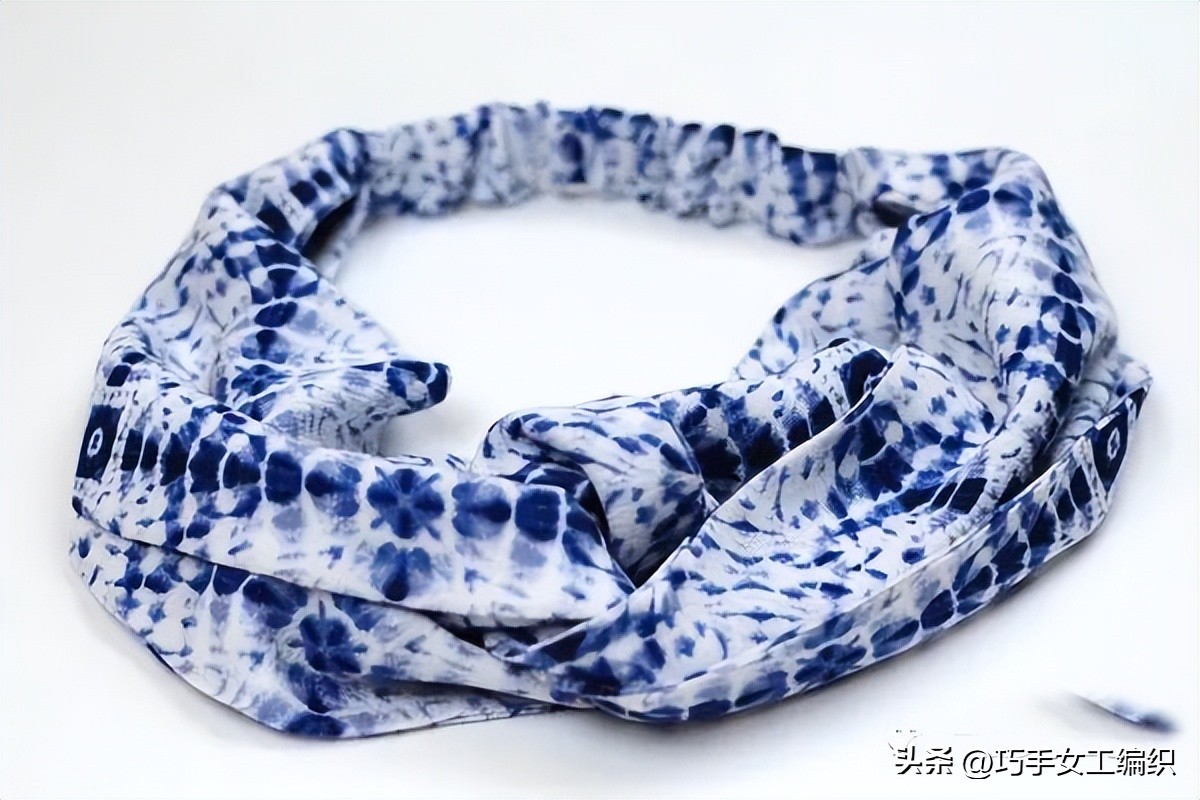 几块闲置的小碎布动动手就能做发圈发箍,新款多得用不完