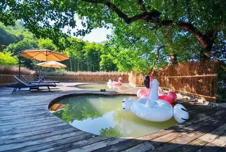 莫干山民宿泡温泉,莫干山温泉雪景民宿