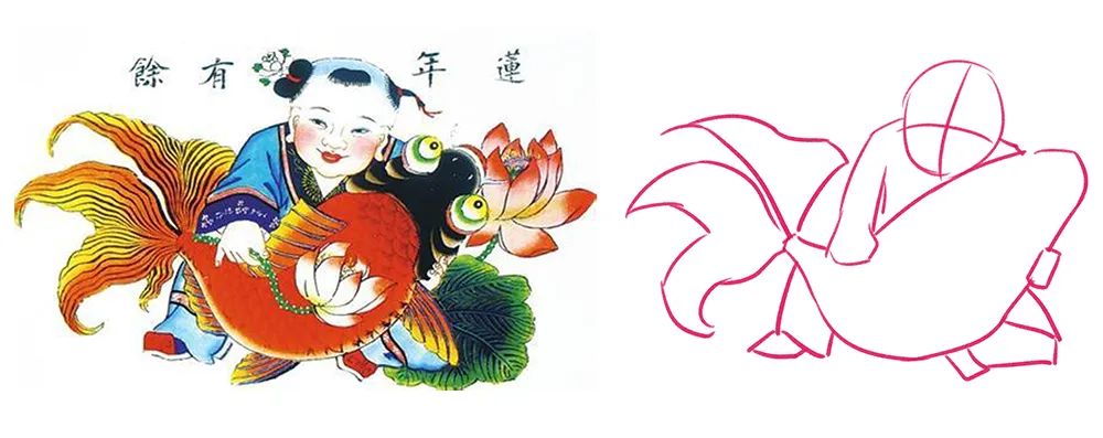 国潮风海报排版,国潮风插画作品介绍