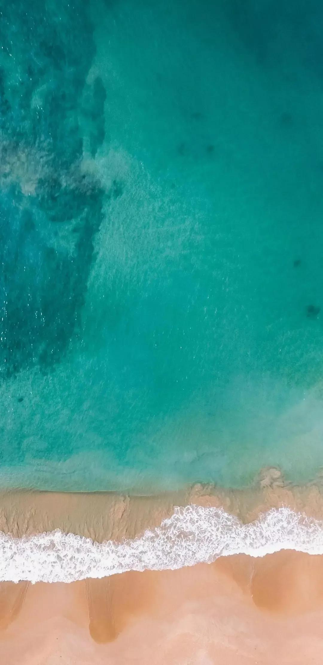 大海壁纸｜大海边，守候朝霞，聆听海浪的乐章