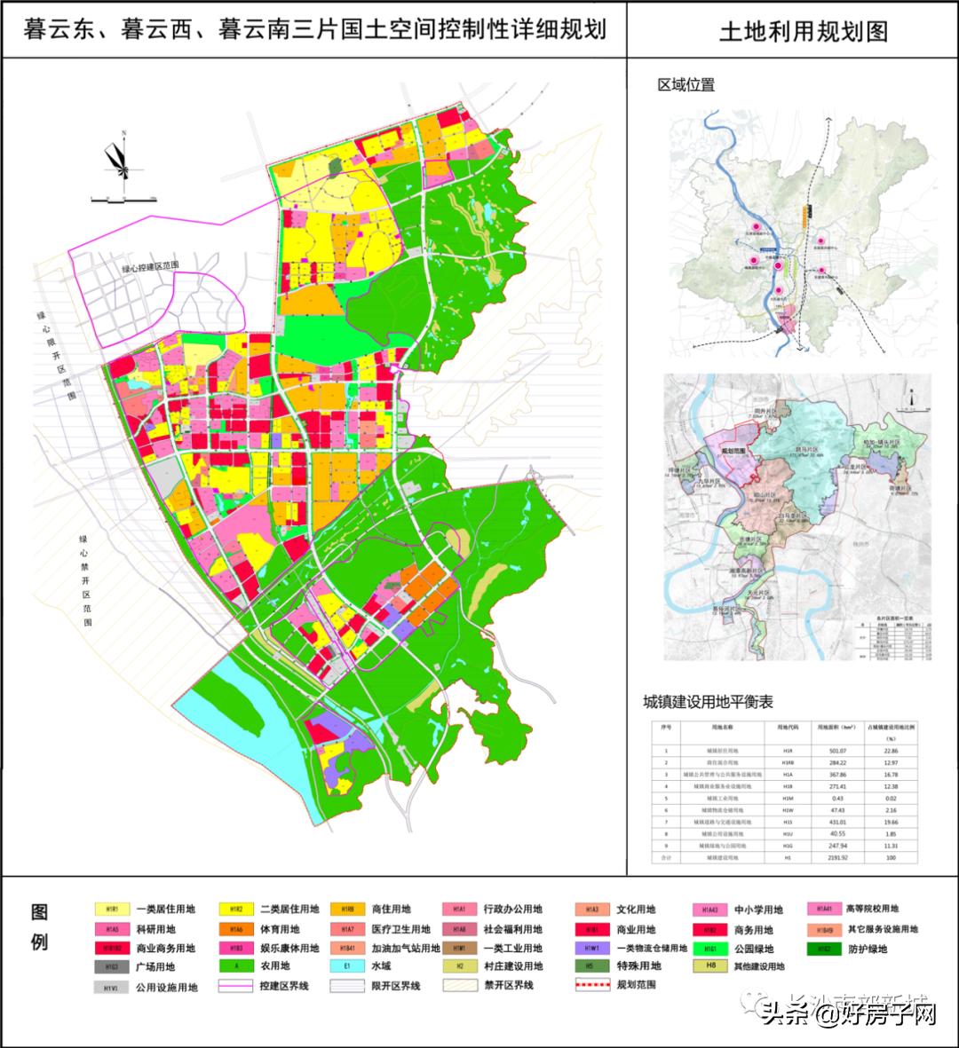 未来长沙南部片区发展前景,融城片区最新规划