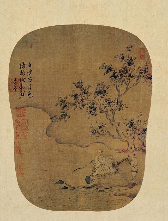 娓呯鏈堝鍙ょ敾,鍙ょ敾涓殑绉嬪ぉ鏅氫笂鍥剧墖