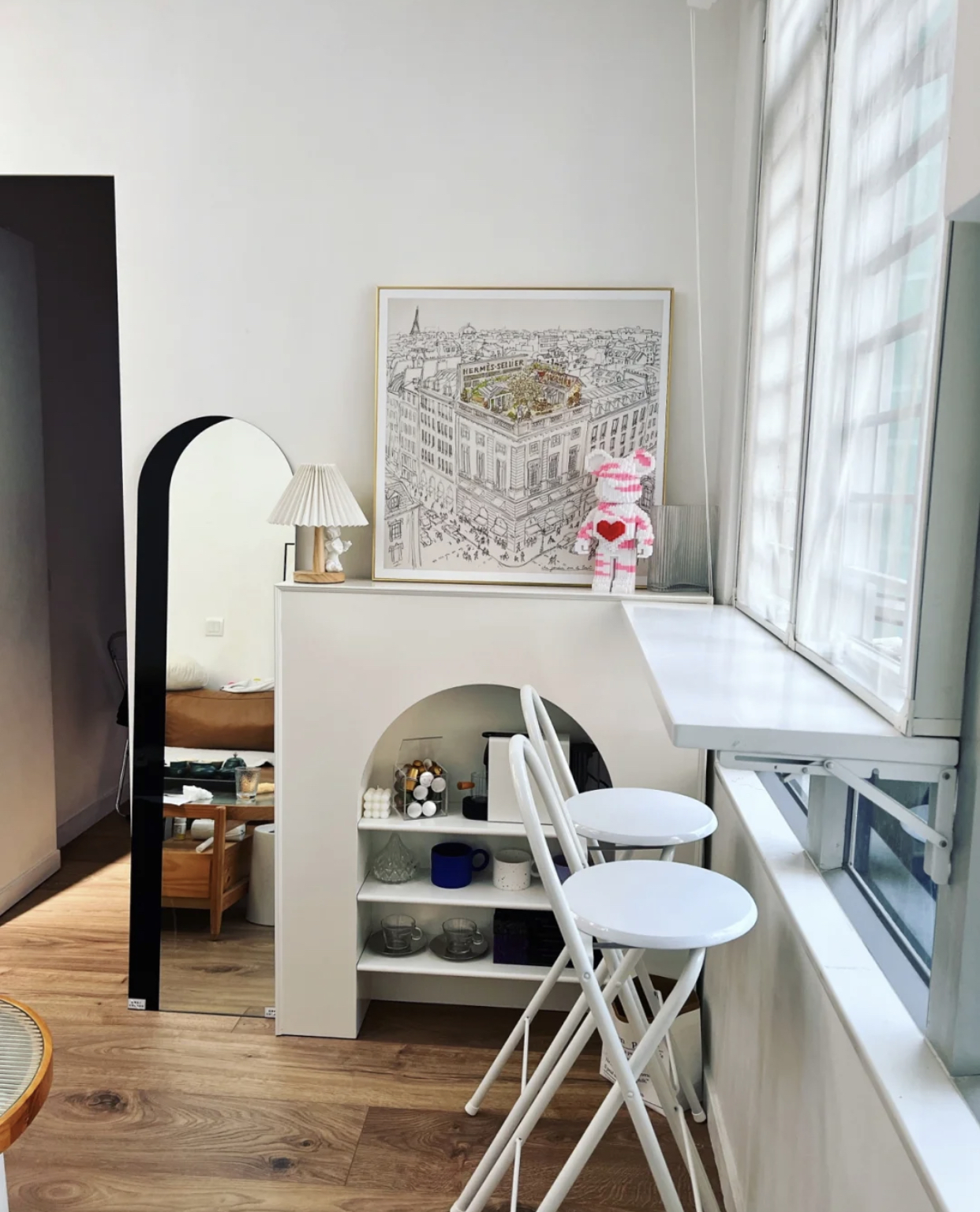 她等了8年,终于租到35㎡“公屋”,花10万装修后,效果太精致了