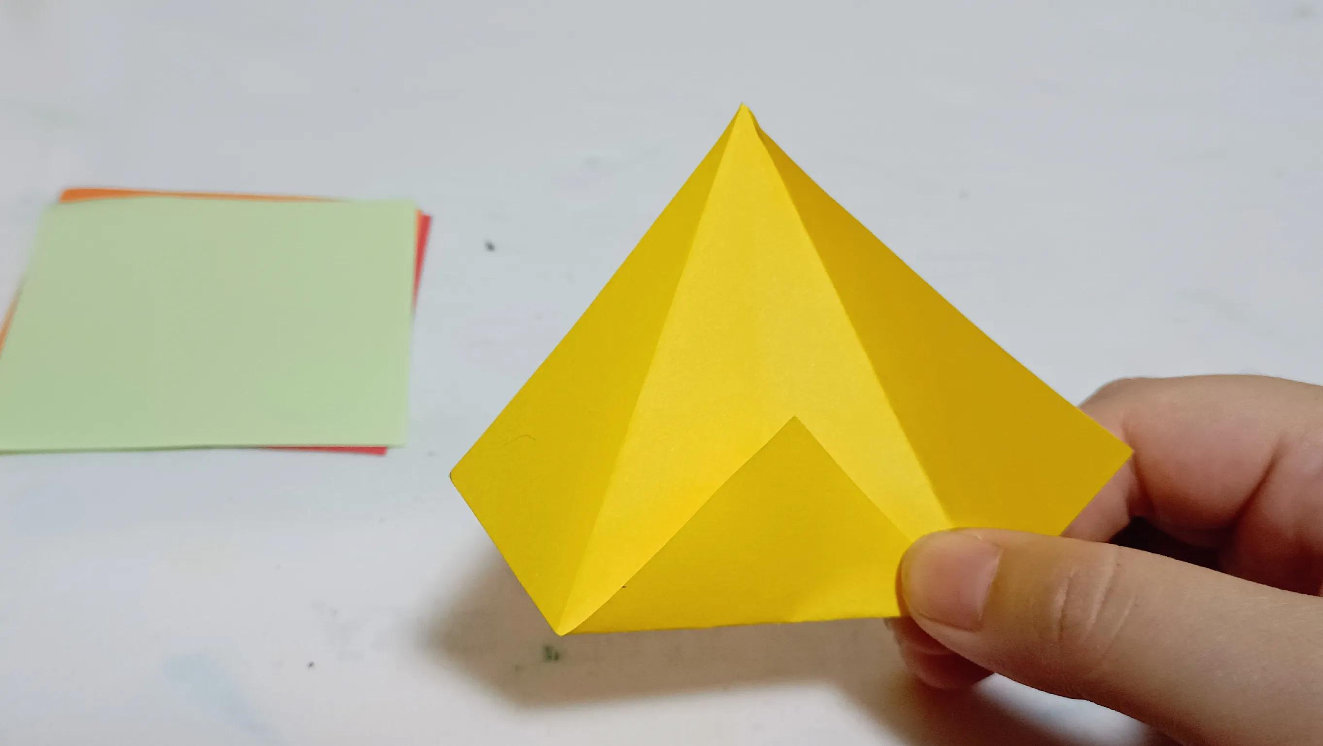 亲子手工折纸叶子,手工折纸幼儿园枫叶