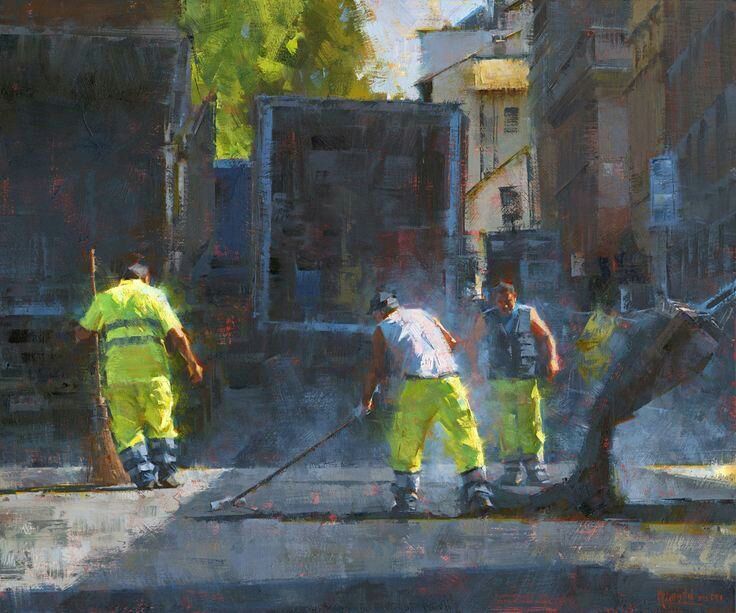 美国画家delbertgish油画作品欣赏,美国现代印象派女画家