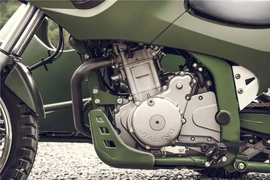 嘉陵600侉子骑行,嘉陵600侉子油冷发动机