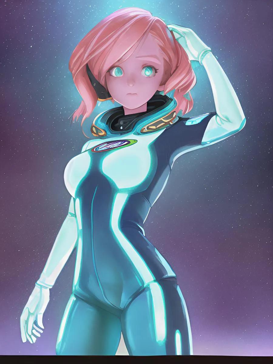 ai绘画星际战舰,ai绘画二次元足球宝贝