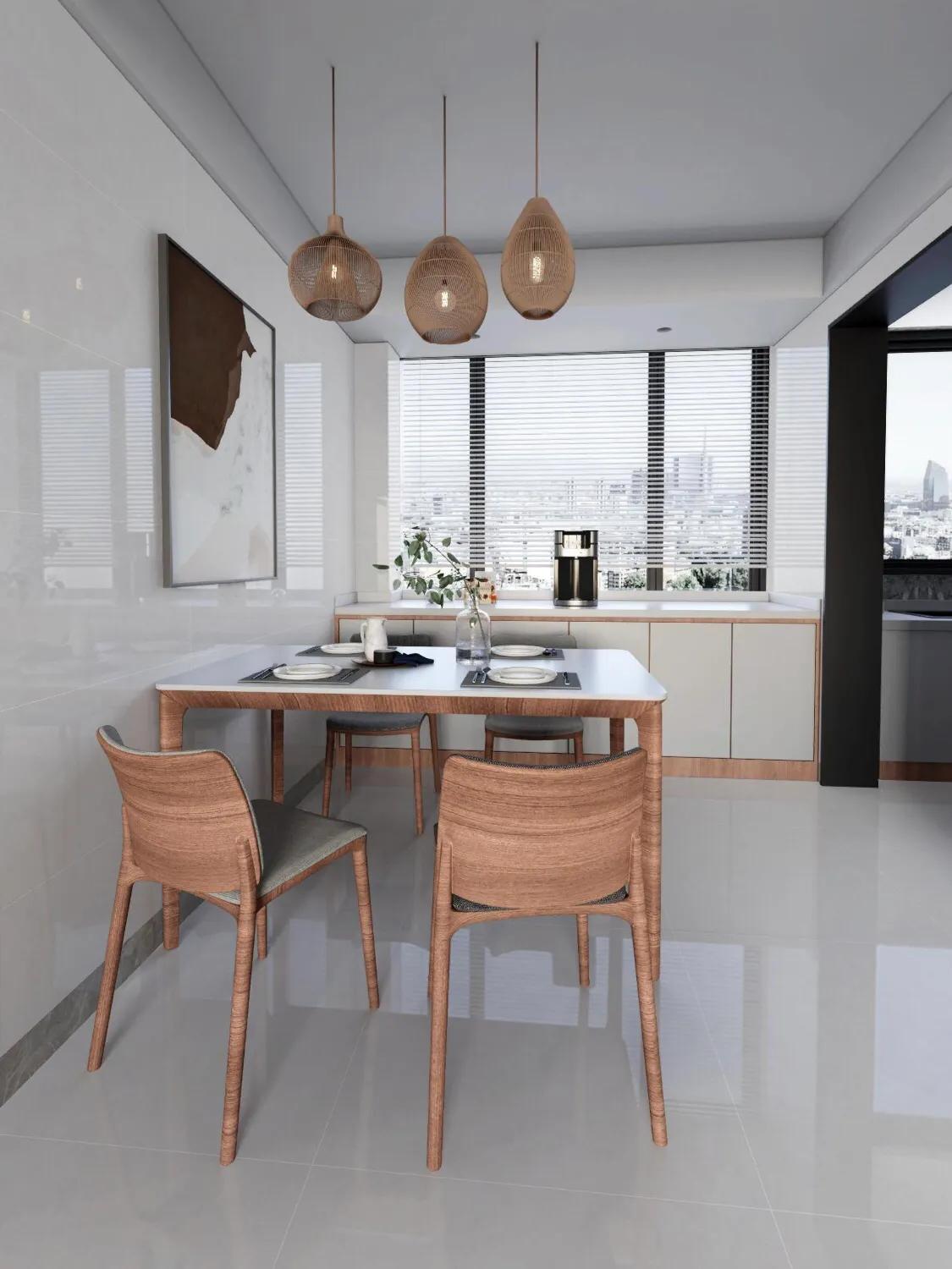 极简高级灰风格落地效果,高颜值水磨石灰色系