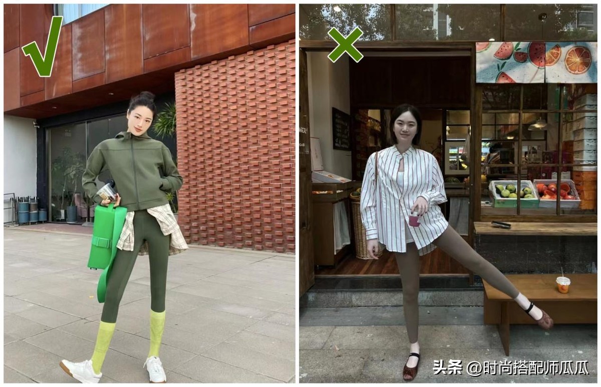 瑜伽裤的袜子穿搭,瑜伽裤怎么穿显腿好看