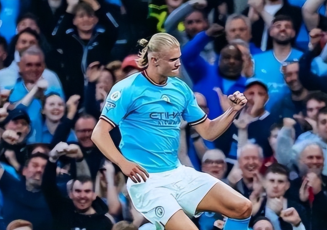 加盟曼城来首次哈兰德全场0射门,曼城夺冠哈兰德最后一球