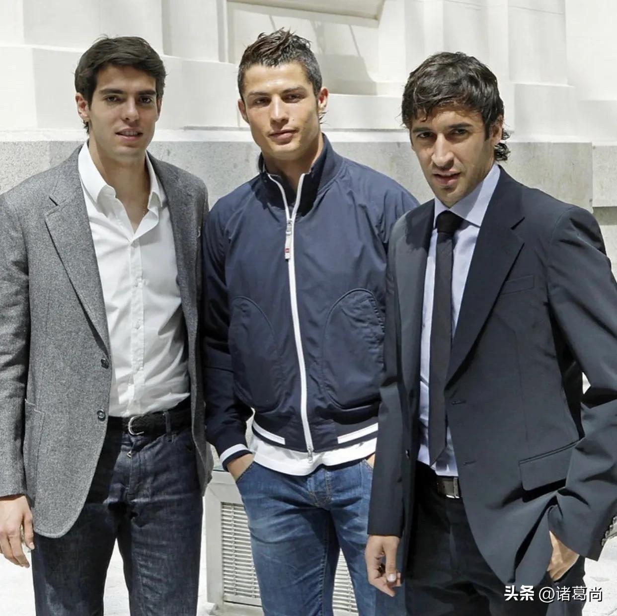 劳尔时期的皇家马德里阵容,翩翩少年衣服