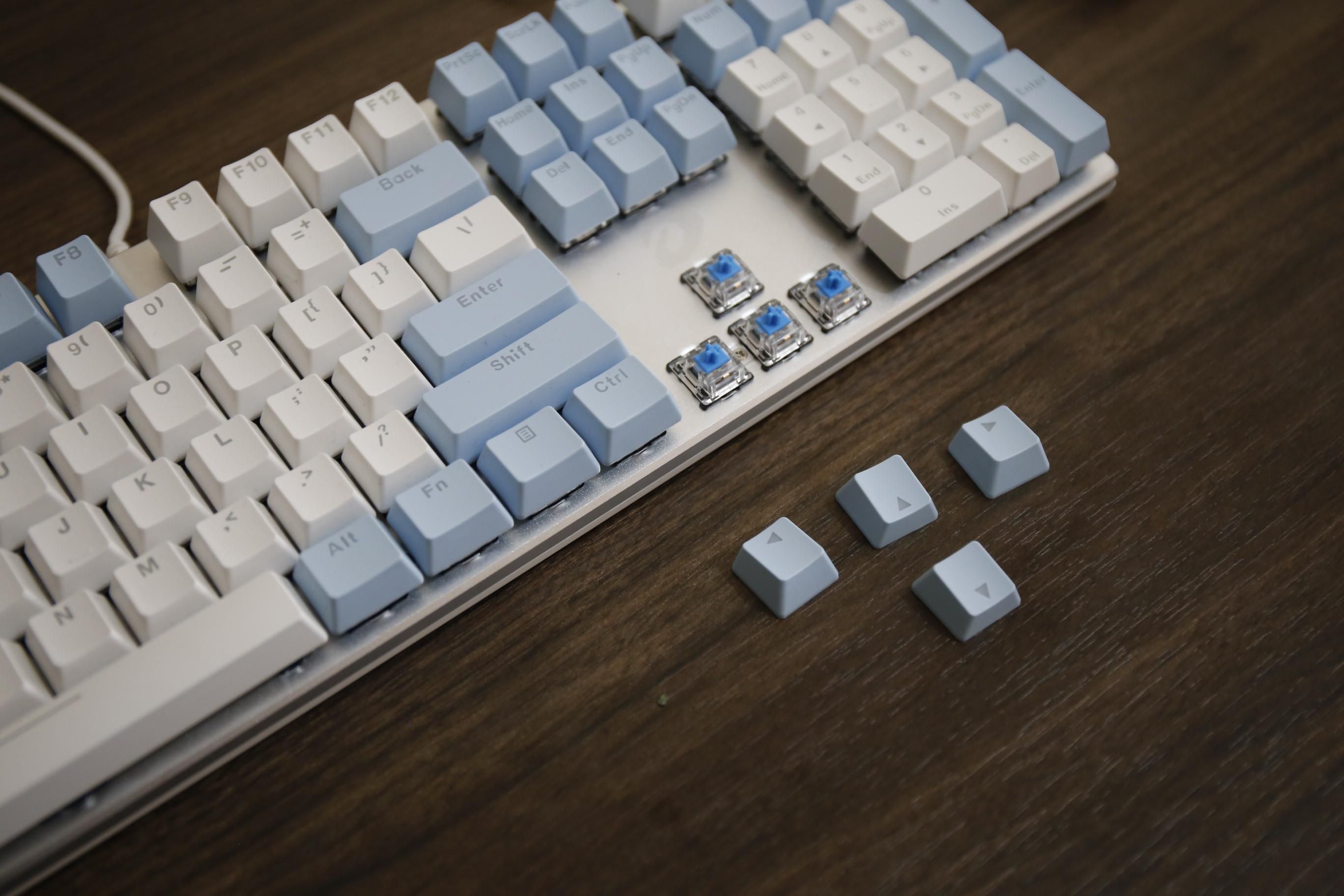 达尔优ek815青轴键盘鼠标套装,618达尔优无线键盘