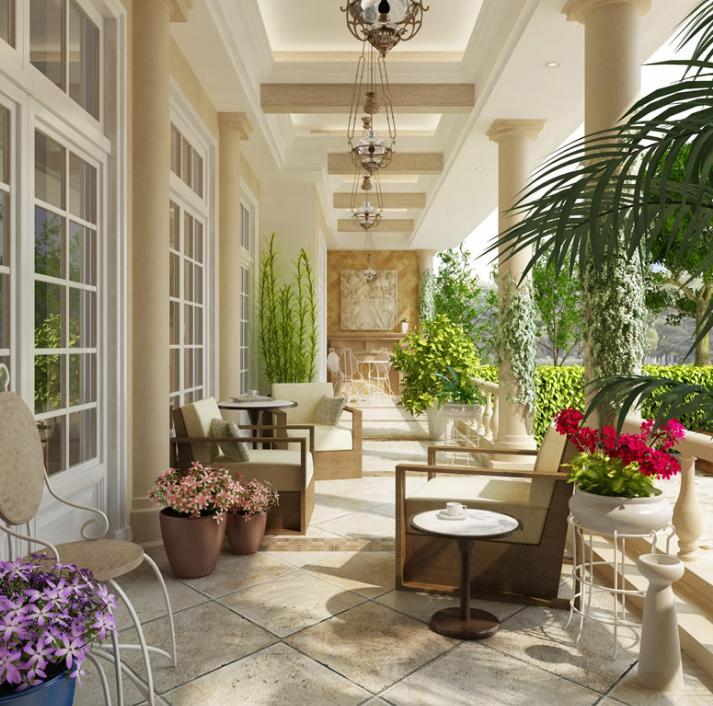 给一楼的提个醒，单纯做门廊可不够，不想冬天冷飕飕，记得加上它