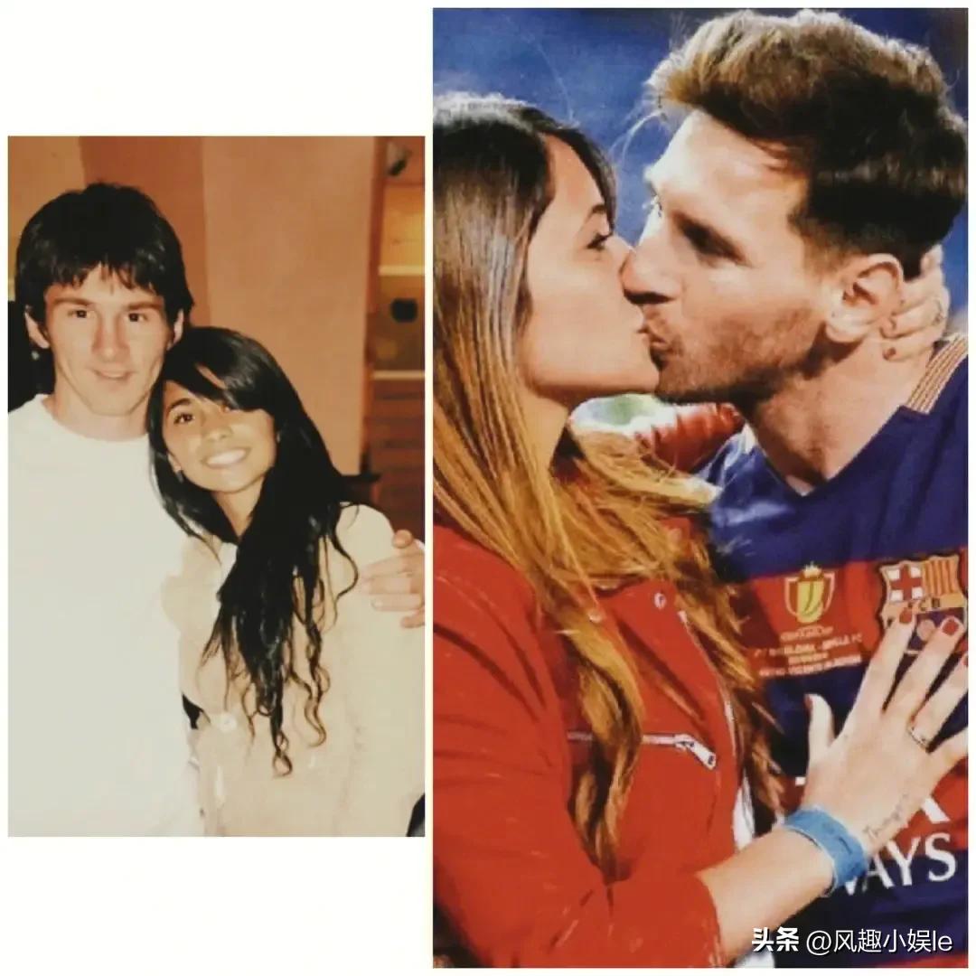 9岁的梅西与安东内拉,梅西与安东内拉小时候图片