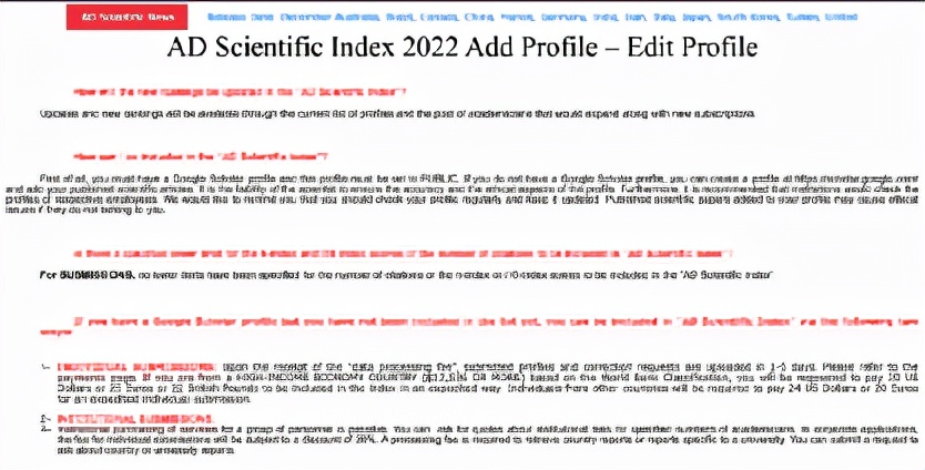 又一门学术生意？交150元，保你上“世界科学家排名榜”