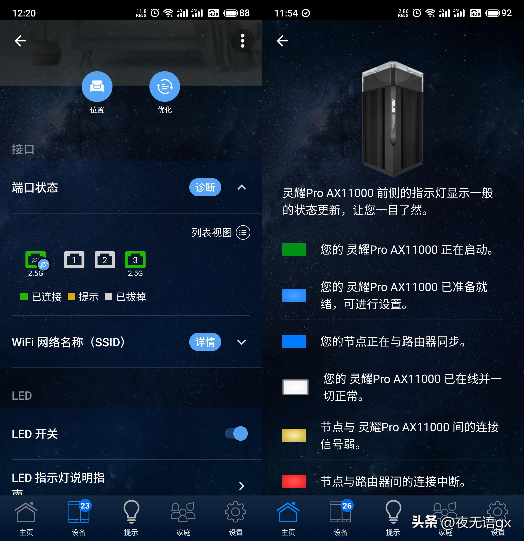 华硕灵耀AX5400路由器评测,华硕灵耀proax11000