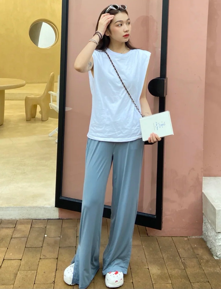 今年流行爆款裤子空调裤,夏天爆款薄裤子