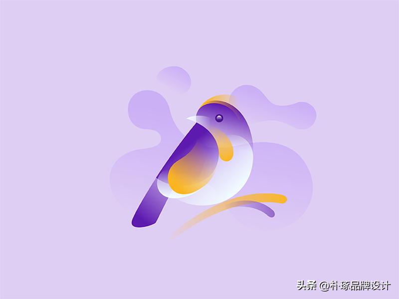 金鼠logo设计创意,麻雀图案logo设计理念