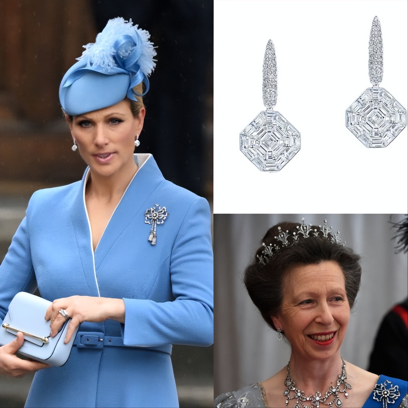 加冕仪式上威廉卡米拉,英国王室凯特王妃珠宝