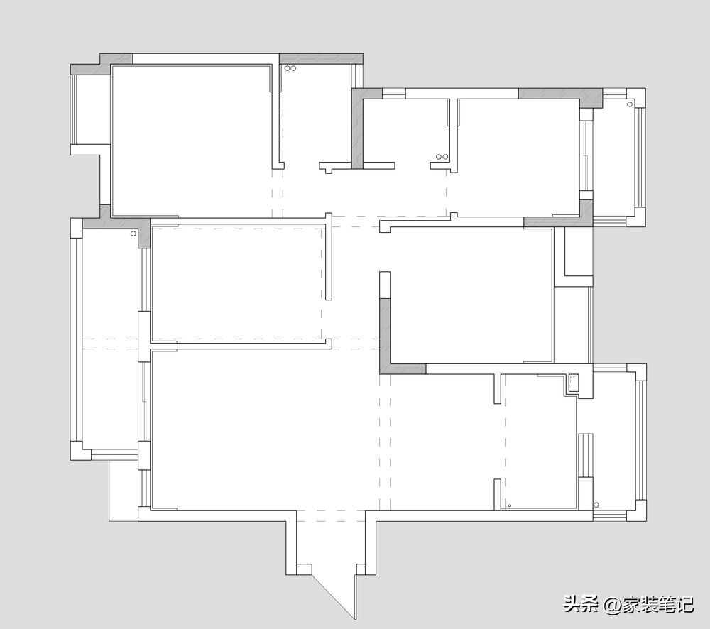 长沙现代轻奢装修风格130平高级感,90后小夫妻花8万元装修的现代风格
