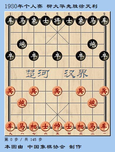 中国象棋十大经典对局,中国象棋高手十大经典对局
