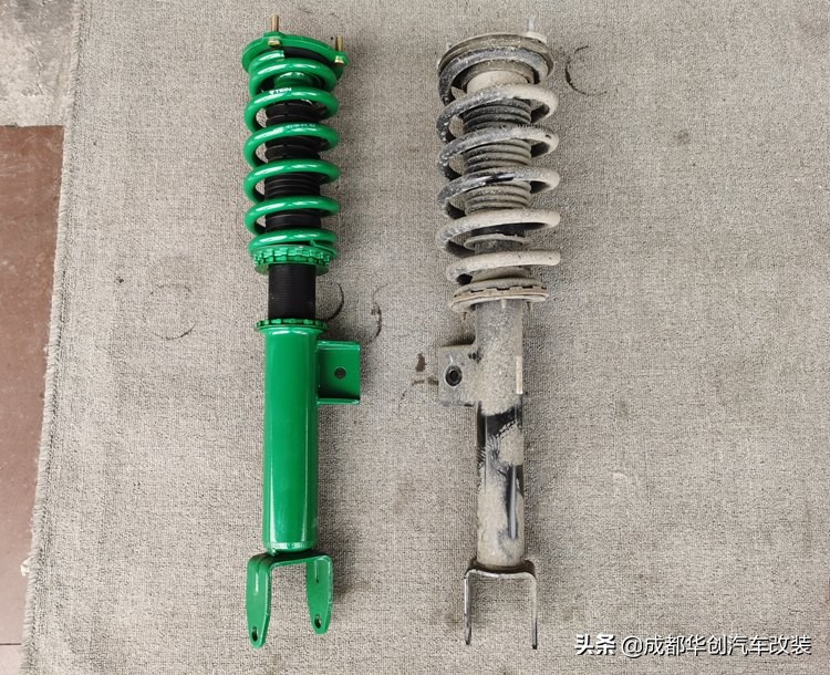 特斯拉避震改装升级TEINFZ高低软硬可调避震器