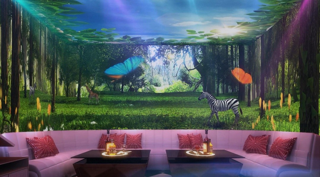 墙面互动投影哪家好,全息投影墙面互动