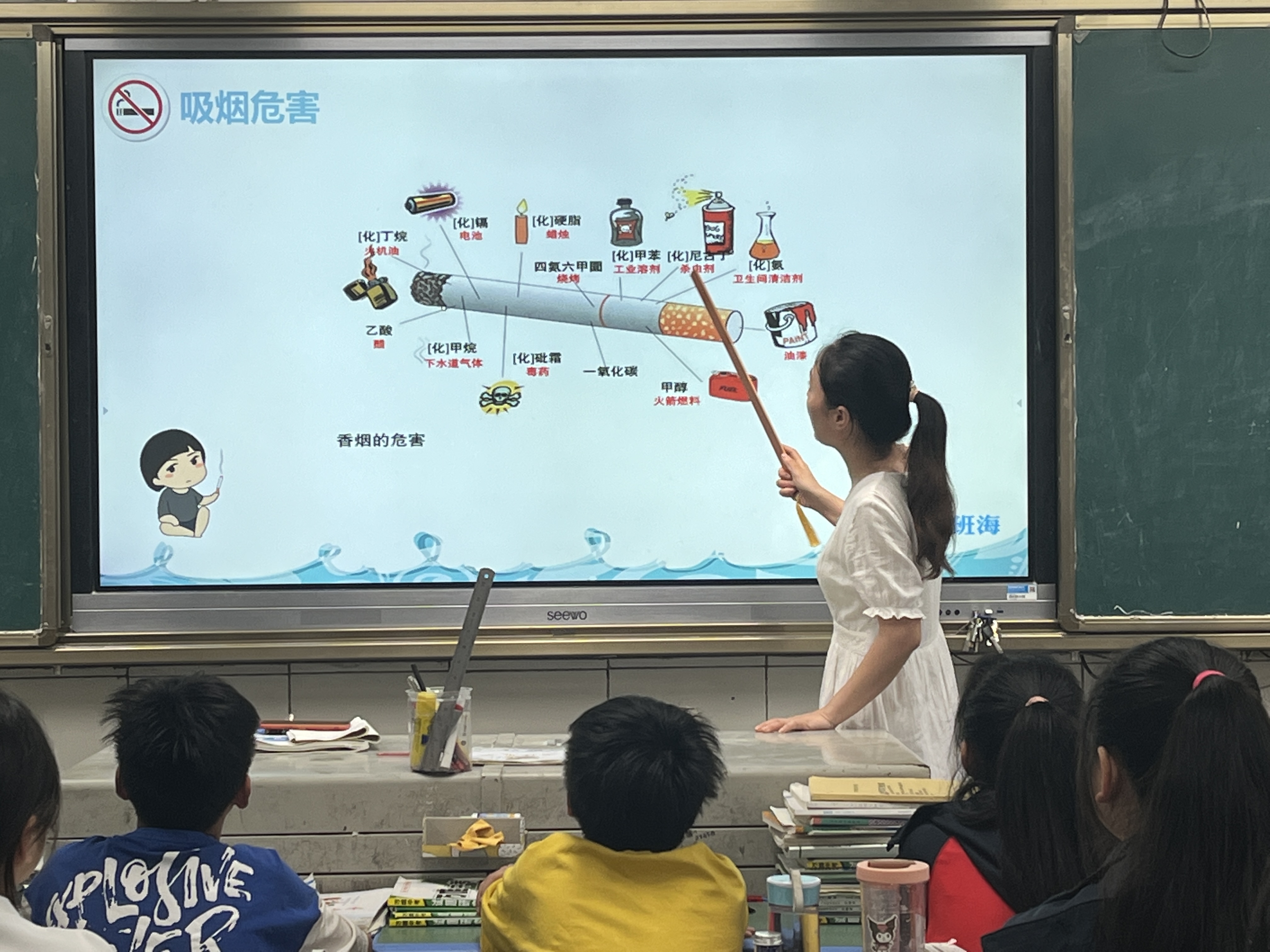 简阳市镇金初级中学｜*制抵**香烟，从我做起