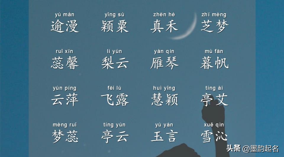 唐诗宋词取名女孩带灿字,带诗的名字大全女宝