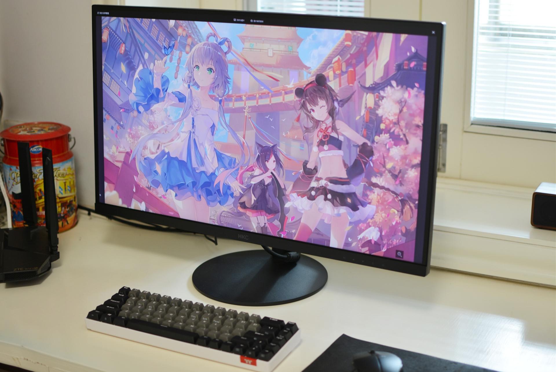 2K分辨率、画面更细腻也更清晰、HKCT2752Q显示器简评