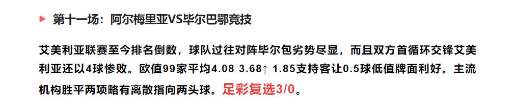 今日足球竞彩推荐:精选胜负彩14场赛事和欧赔分析,310扫盘预测