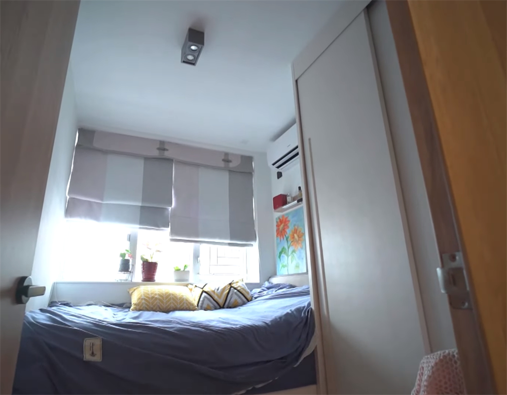 香港一家三口小户型,香港一家人蜗居小户型