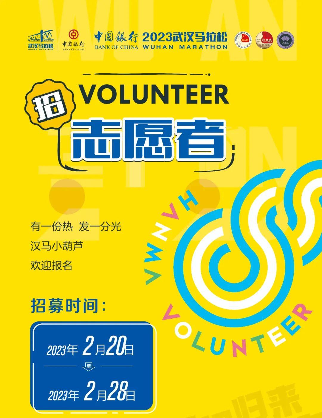 武汉马拉松2024志愿者报名入口,武汉马拉松志愿者招募条件