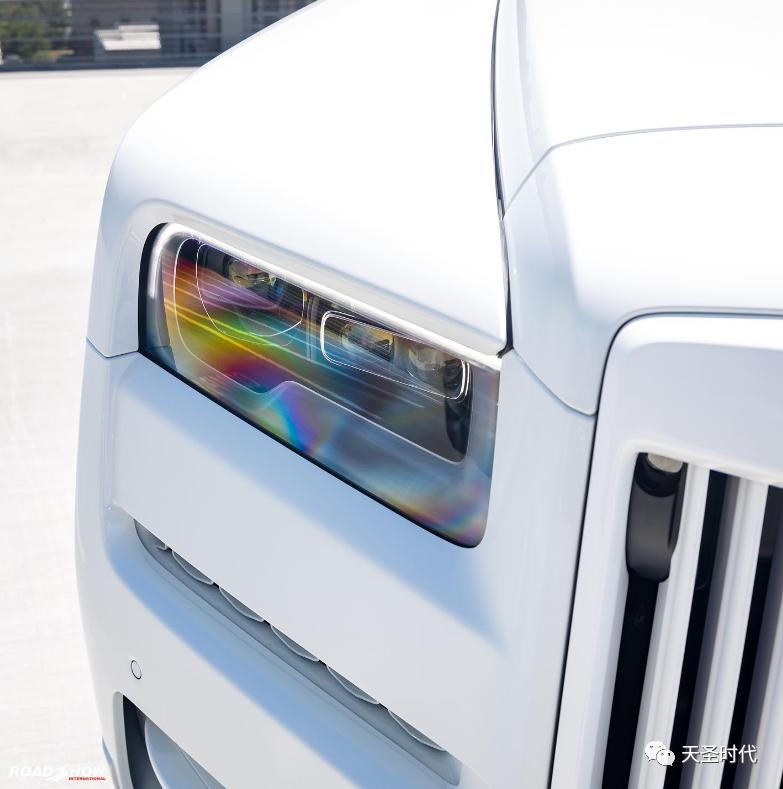 劳斯莱斯库里南蒂芙尼蓝外观,蒂芙尼蓝双拼珍珠白库里南