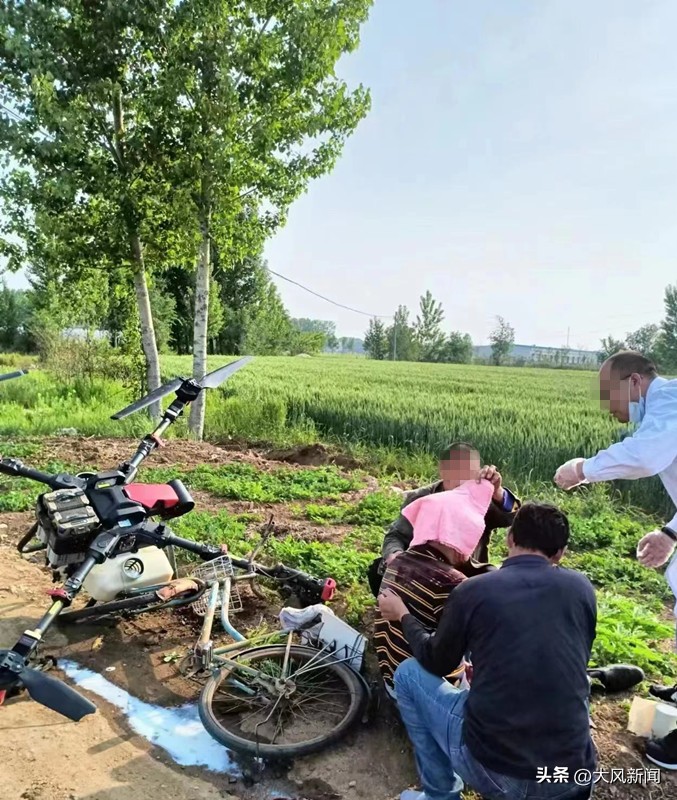 无人机喷洒农药返航时螺旋桨*倒打**7旬翁，老人全身多处粉碎性骨折，同时受伤的飞手已垫付16万多元医疗费