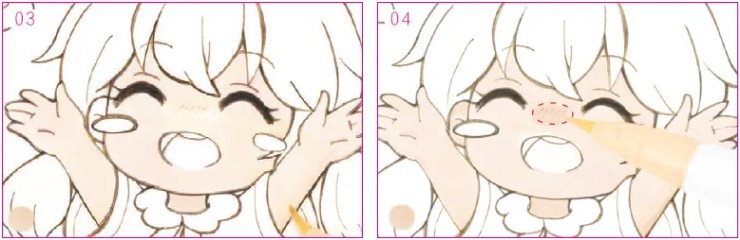 怎么画q版纸娃娃,画q萌版娃娃