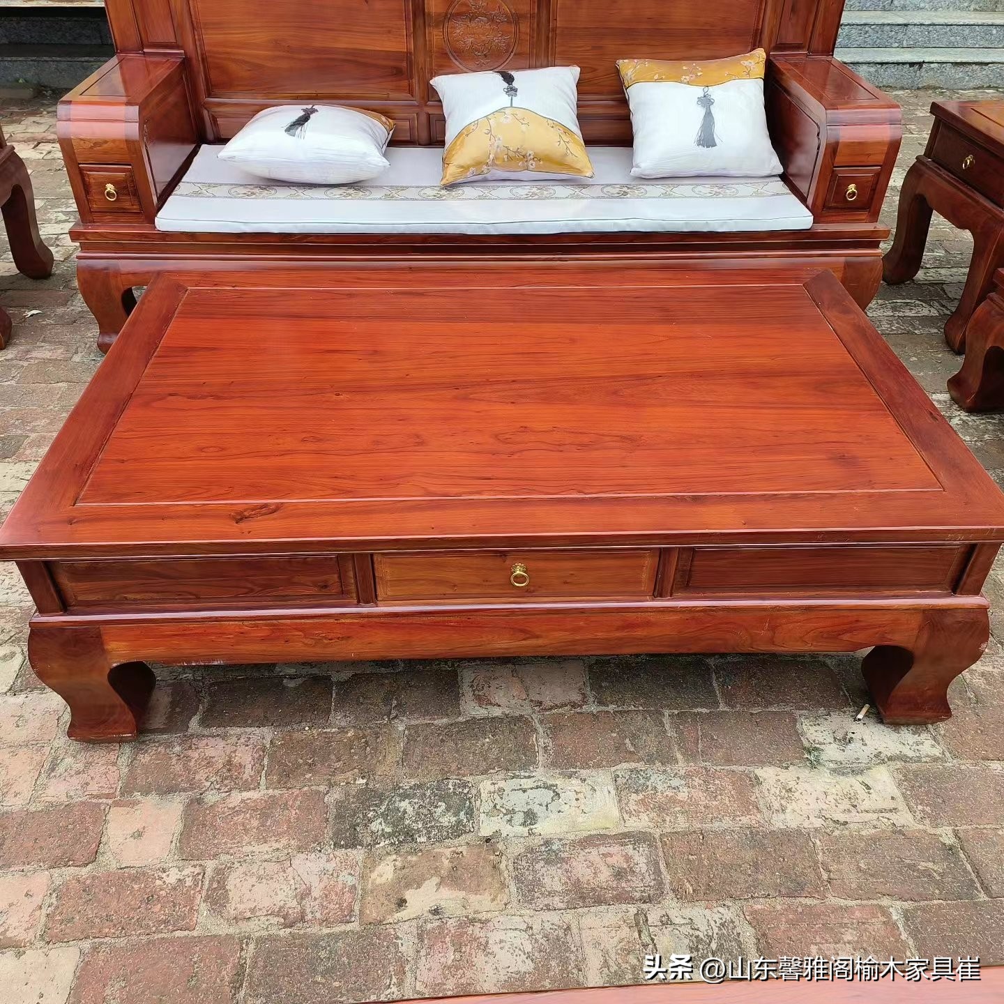 富贵不张扬,榆木沙发5000左右加厚加粗