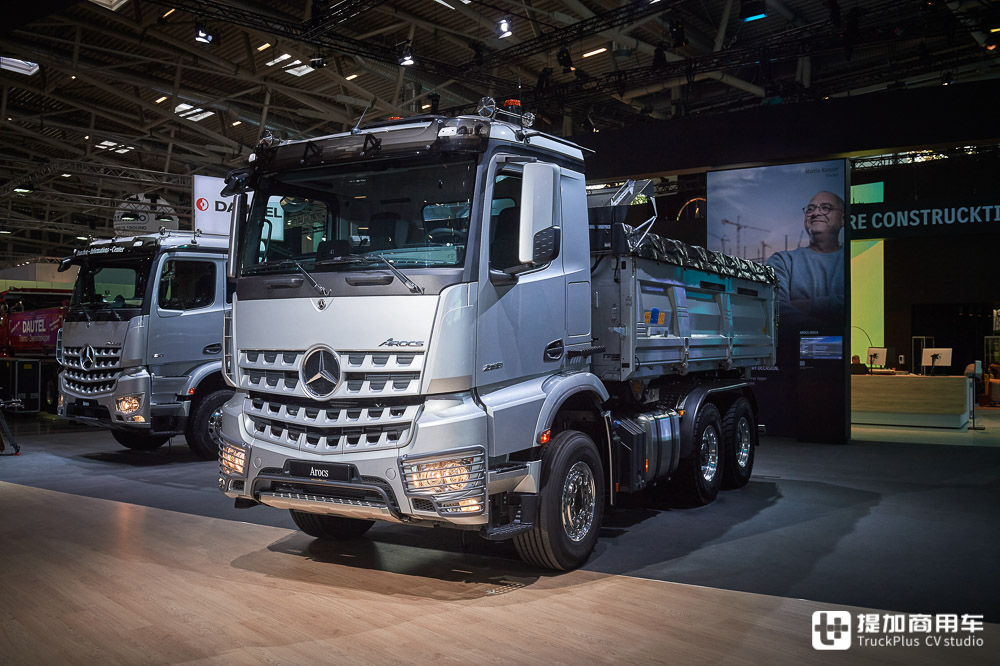 电动卡车站C位，硬汉选手也不少，带你逛2022宝马展奔驰卡车展台