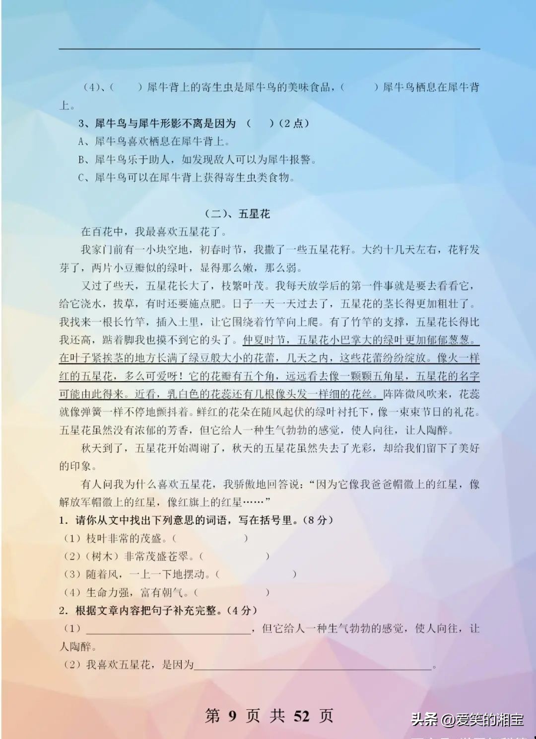 部编版四年级语文同步训练与检测,部编版小学语文四年级同步练习册