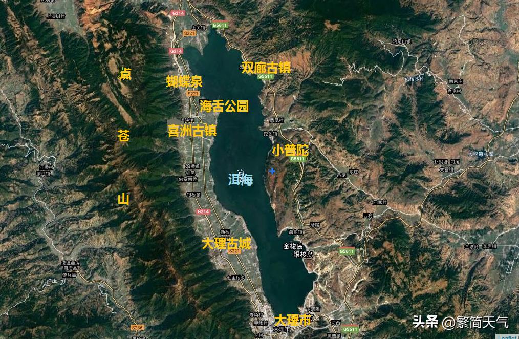 大理洱海哪个地方海景最美,大理洱海的自然风光及其特点