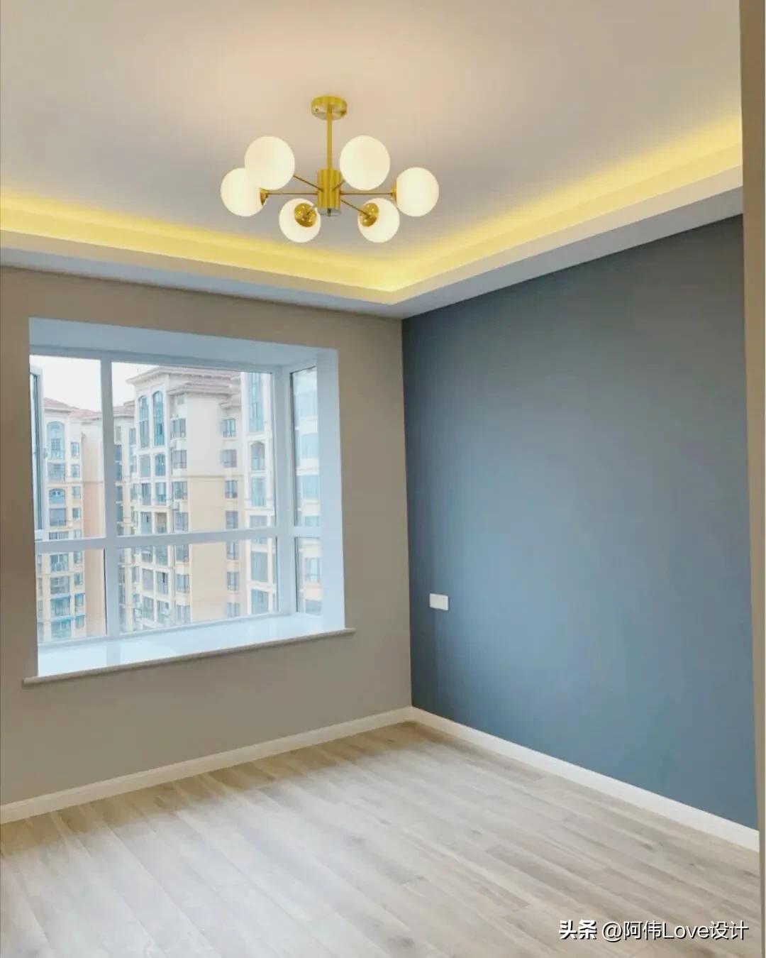 卧室墙面漆颜色搭配,婚房卧室窗帘颜色搭配